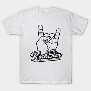 'Rock n Roll Rock Star' Awesome Guitar Gift T-Shirt